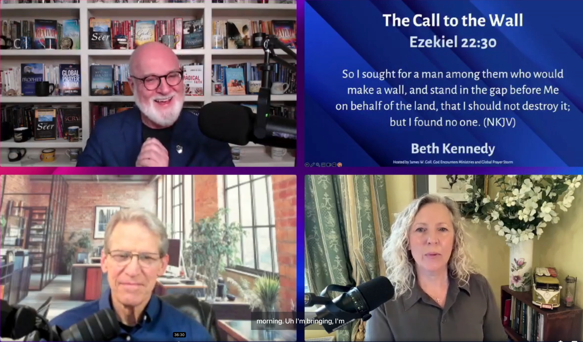 Online training with Beth Kennedy and James Goll